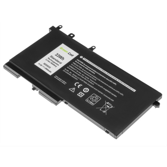 Battery Green Cell 3DDDG 93FTF for Dell Latitude 5280 5290 5480 5490 5495 5580 5590
