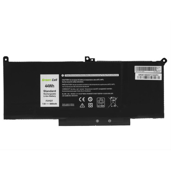 Green Cell Battery F3YGT for Dell Latitude 7280 7290 7380 7390 7480 7490 DE148