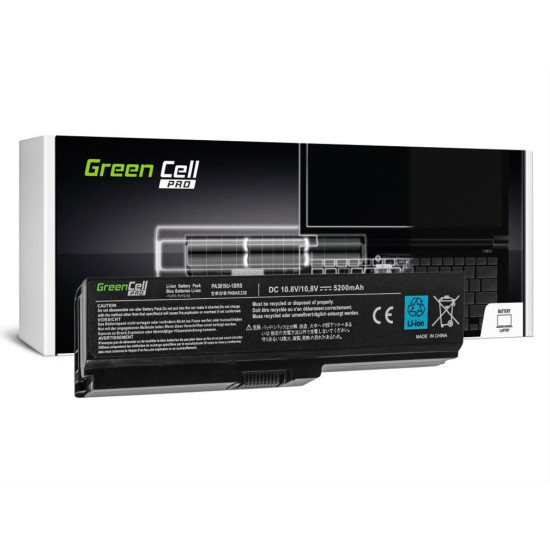 Green Cell PRO Battery for Toshiba C650 C650D C660 C660D L650D L655 / 11,1V 5200mAh TS03PRO Green Cell PRO Battery for Toshiba C650 C650D C660 C660D L650D L655 / 11,1V 5200mAh TS03PRO