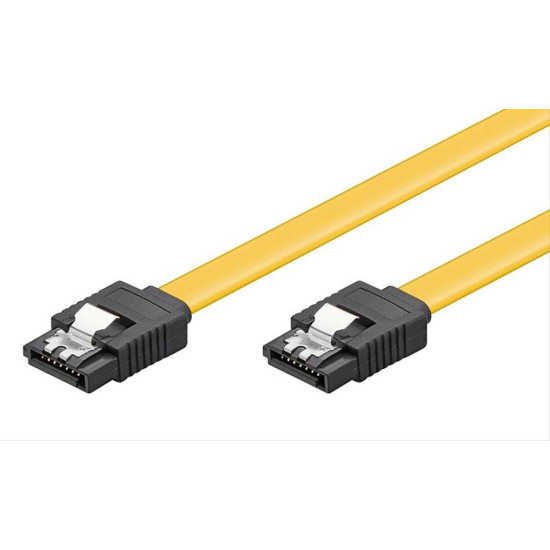 POWERTECH Καλώδιο SATA III 7-pin σε 7-pin, Metal Clip, 0.5m POWERTECH Καλώδιο SATA III 7-pin σε 7-pin, Metal Clip, 0.5m