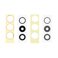 For Apple iPhone 15 Pro Camera Lens Cover Set Black OEM For Apple iPhone 15 Pro Camera Lens Cover Set Black OEM