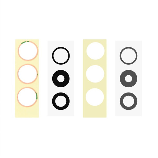 For Apple iPhone 15 Pro Camera Lens Cover Set Black OEM