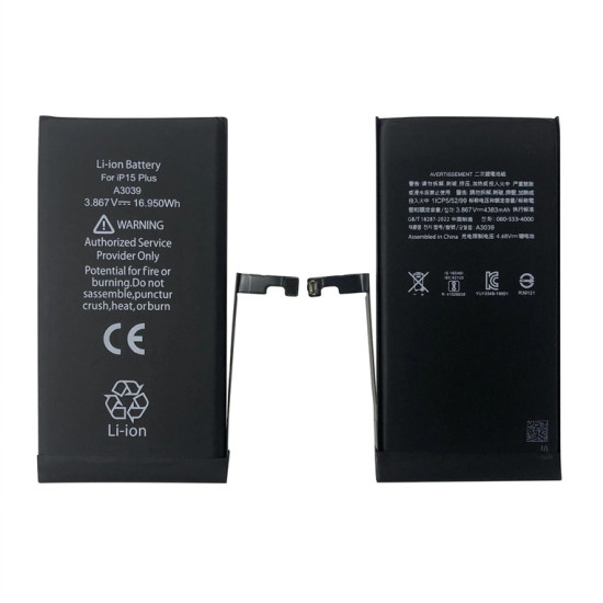 For Apple iPhone 15 Plus Battery With TI-Chip OEM