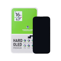 PIXDURA For Apple iPhone 16 Pro Display And Digitizer Hard-OLED Premium (IC Removable) (60Hz)