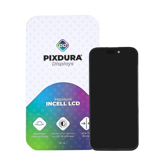 PIXDURA For Apple iPhone 16 Display And Digitizer In-Cell Premium (60Hz)