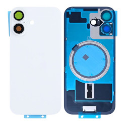 For Apple iPhone 17 Back Glass Without NFC, Enlarged Camera Frame White Compatible For Apple iPhone 17 Back Glass Without NFC, Enlarged Camera Frame White Compatible