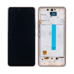 Samsung Galaxy A53 5G A536B Display And Digitizer With Frame Peach Soft-OLED Samsung Galaxy A53 5G A536B Display And Digitizer With Frame Peach Soft-OLED