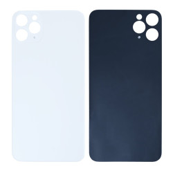 For Apple iPhone 11 Pro Max Back Glass, Enlarged Camera Frame Silver Compatible For Apple iPhone 11 Pro Max Back Glass, Enlarged Camera Frame Silver Compatible