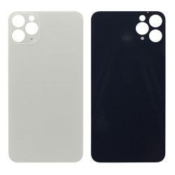 For Apple iPhone 11 Pro Max Back Glass, Enlarged Camera Frame White Compatible For Apple iPhone 11 Pro Max Back Glass, Enlarged Camera Frame White Compatible