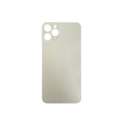For Apple iPhone 11 Pro Back Glass, Enlarged Camera Frame White Compatible