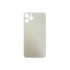 For Apple iPhone 11 Pro Back Glass, Enlarged Camera Frame White Compatible