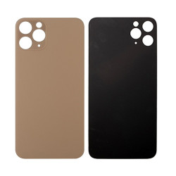For Apple iPhone 11 Pro Back Glass, Enlarged Camera Frame Gold Compatible For Apple iPhone 11 Pro Back Glass, Enlarged Camera Frame Gold Compatible