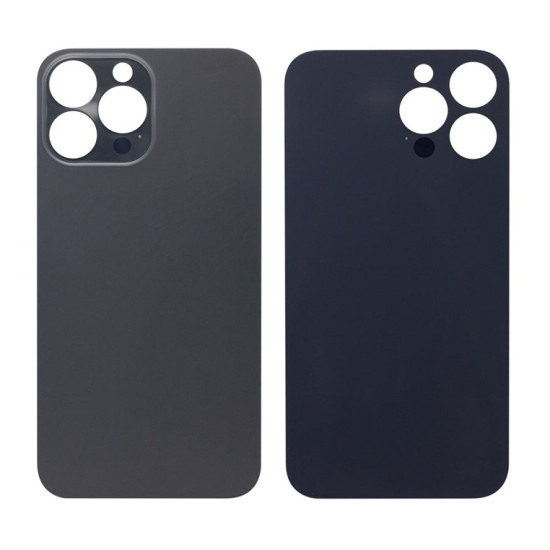 For Apple iPhone 13 Pro Max Back Glass, Enlarged Camera Frame Graphite Compatible