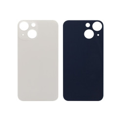 For Apple iPhone 13 Mini Back Glass, Enlarged Camera Frame Starlight Compatible