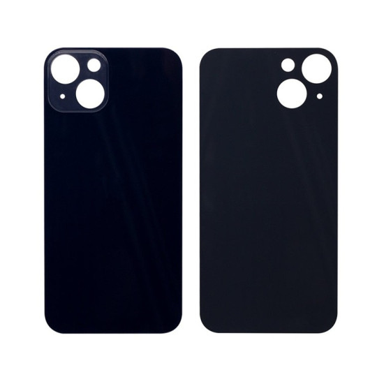 For Apple iPhone 13 Back Glass, Enlarged Camera Frame Midnight Compatible