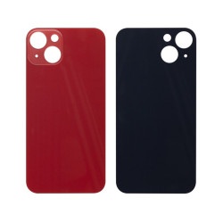 For Apple iPhone 13 Back Glass, Enlarged Camera Frame Red Compatible