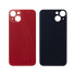 For Apple iPhone 13 Back Glass, Enlarged Camera Frame Red Compatible