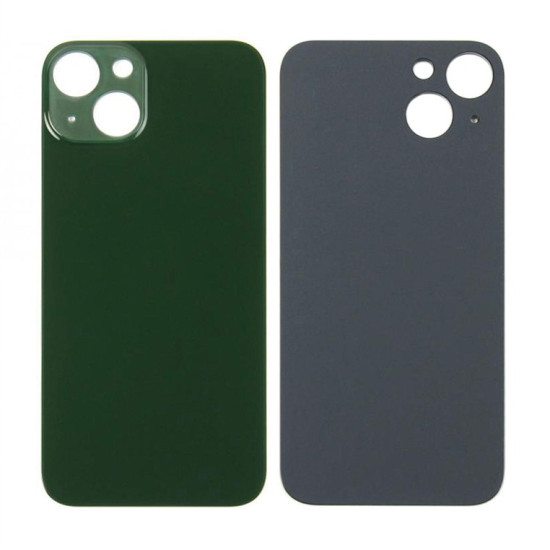 For Apple iPhone 13 Back Glass, Enlarged Camera Frame Green Compatible