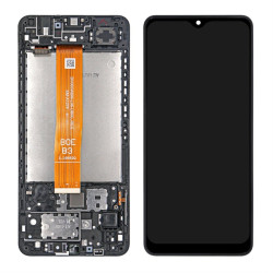 Samsung Galaxy A12s A127F Display And Digitizer With Frame Black Service Pack Samsung Galaxy A12s A127F Display And Digitizer With Frame Black Service Pack