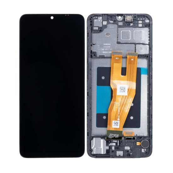 Samsung Galaxy A05 A055F Display And Digitizer With Frame Black OEM Samsung Galaxy A05 A055F Display And Digitizer With Frame Black OEM