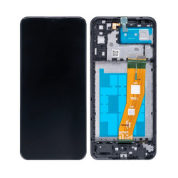 Samsung Galaxy A04e A042F Display And Digitizer With Frame Black OEM