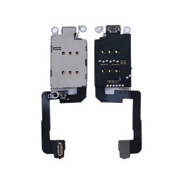 For Apple iPhone 16, 16 Plus Dual Sim Card Reader With Flex OEM For Apple iPhone 16, 16 Plus Dual Sim Card Reader With Flex OEM