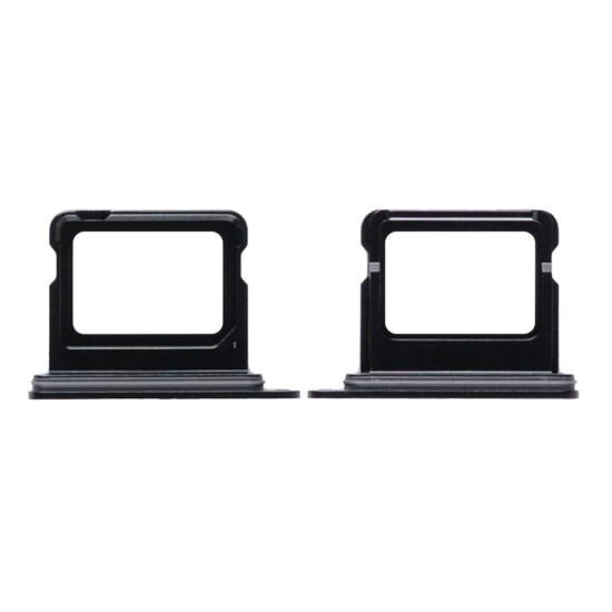 For Apple iPhone 16, 16 Plus Sim Card Holder Black Compatible