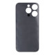 For Apple iPhone 14 Pro Max Back Glass Without NFC, Enlarged Camera Frame Silver Compatible