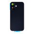 For Apple iPhone 17 Back Glass Without NFC, Enlarged Camera Frame Black Compatible