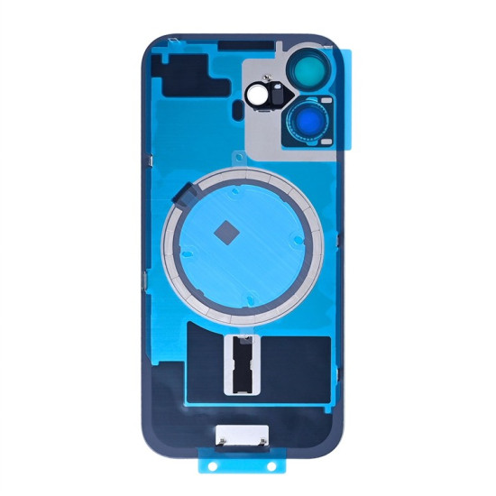 For Apple iPhone 17 Back Glass Without NFC, Enlarged Camera Frame Sage Compatible
