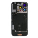 For Apple iPhone 16 Pro Max Back Glass With NFC, Enlarged Camera Frame Natural Titanium Compatible