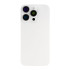 For Apple iPhone 16 Pro Back Glass With NFC, Enlarged Camera Frame White Titanium Compatible