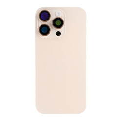 For Apple iPhone 16 Pro Back Glass With NFC, Enlarged Camera Frame Desert Titanium Compatible