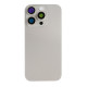 For Apple iPhone 16 Pro Back Glass With NFC, Enlarged Camera Frame Natural Titanium Compatible