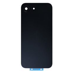 For Apple iPhone 16e Back Glass Without NFC, Enlarged Camera Frame Black Compatible