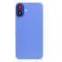 For Apple iPhone 16 Back Glass With NFC, Enlarged Camera Frame Ultramarine Compatible