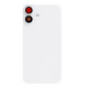 For Apple iPhone 16 Back Glass With NFC, Enlarged Camera Frame White Compatible