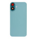 For Apple iPhone 16 Back Glass With NFC, Enlarged Camera Frame Teal Compatible