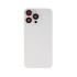 For Apple iPhone 15 Pro Max Back Glass With NFC, Enlarged Camera Frame White Titanium Compatible