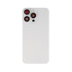 For Apple iPhone 15 Pro Max Back Glass With NFC, Enlarged Camera Frame White Titanium Compatible