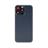 For Apple iPhone 15 Pro Max Back Glass With NFC, Enlarged Camera Frame Blue Titanium Compatible