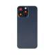 For Apple iPhone 15 Pro Max Back Glass With NFC, Enlarged Camera Frame Blue Titanium Compatible