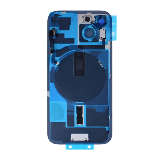 For Apple iPhone 15 Back Glass With NFC, Enlarged Camera Frame Green Compatible