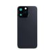 For Apple iPhone 15 Pro Max Back Glass Without NFC, Enlarged Camera Frame Black Titanium Compatible