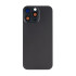 For Apple iPhone 16 Pro Max Back Glass Without NFC, Enlarged Camera Frame Black Titanium Compatible