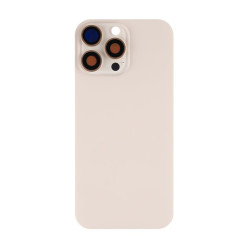 For Apple iPhone 16 Pro Max Back Glass Without NFC, Enlarged Camera Frame Desert Titanium Compatible
