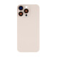 For Apple iPhone 16 Pro Max Back Glass Without NFC, Enlarged Camera Frame Desert Titanium Compatible