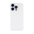 For Apple iPhone 16 Pro Back Glass Without NFC, Enlarged Camera Frame White Titanium Compatible