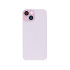 For Apple iPhone 15 Back Glass Without NFC, Enlarged Camera Frame Pink Compatible