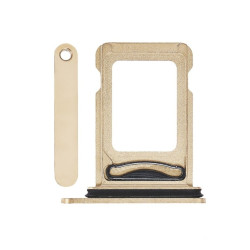 For Apple iPhone 14 Pro Max Sim Card Holder Gold Pulled